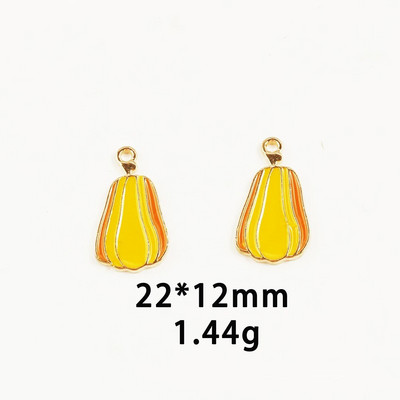 10 tk/partii Thanksgiving Kalkuni kook kõrvitsa vahtraõli emailiga DIY võlusid kotti kõrvarõnga kaelakee ehete valmistamiseks käsitsi valmistatud ripats