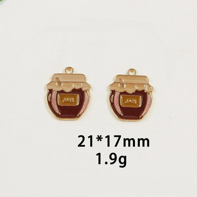 10 tk/partii Thanksgiving Kalkuni kook kõrvitsa vahtraõli emailiga DIY võlusid kotti kõrvarõnga kaelakee ehete valmistamiseks käsitsi valmistatud ripats