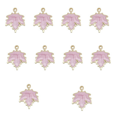 10 τμχ Φθινοπωρινά Φύλλα σφενδάμου Γούρια από κράμα σμάλτο των Ευχαριστιών Μενταγιόν κολοκύθας με φύλλα σφενδάμου για κοσμήματα Δημιουργία ευρημάτων Χειροτεχνία