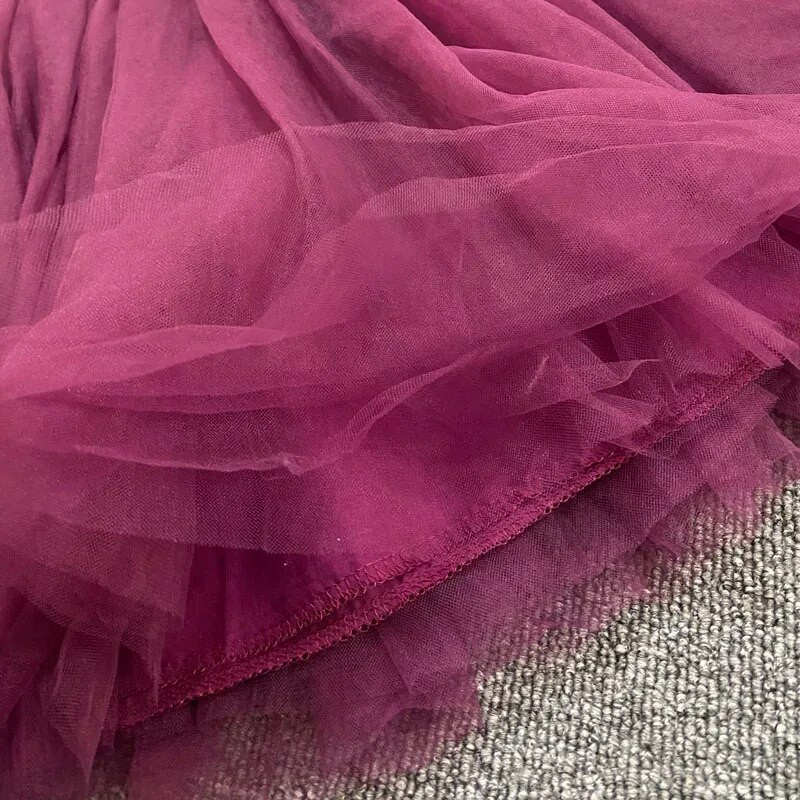 TuTu suknje za djevojčice 4 sloja od tila Paperjaste dječje balske haljine Pettiskirts 12 boja Princeza za malu djecu Plesna zabava Noć vještica