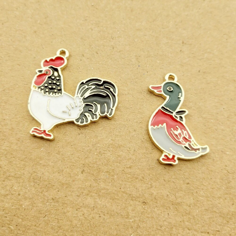 10 tk Kukkparti võlu ehete valmistamiseks emailiga kõrvarõngas ripats käevõru kaelakee tarvikud isetehtud käsitöötarbed kullatud