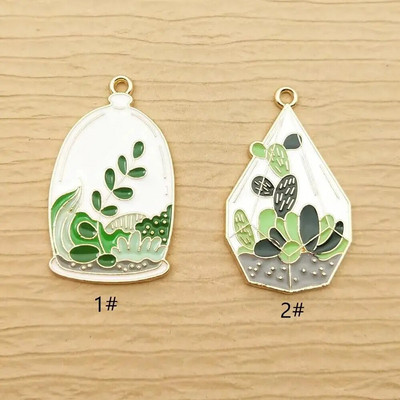 10 vnt. buteliuko gėlių žavesys papuošalams gaminti iš emalio auskarų pakabukas apyrankės karolių priedai „pasidaryk pats“ amatų reikmenys