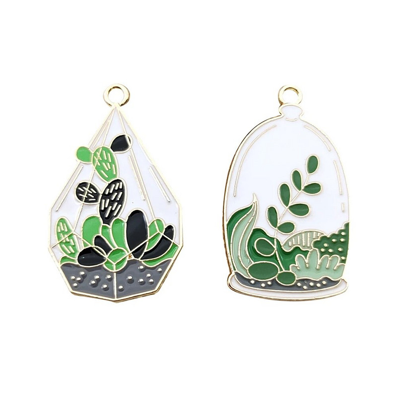 10 vnt. buteliuko gėlių žavesys papuošalams gaminti iš emalio auskarų pakabukas apyrankės karolių priedai „pasidaryk pats“ amatų reikmenys