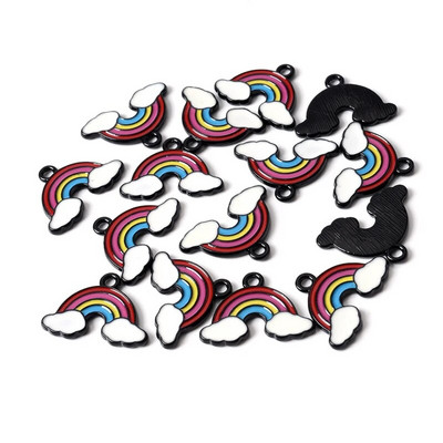 10 tk joonisfilm öökull mesilane jänes kaelkirjak veis loomaõli, emaili sulamist metallist ripats, ehete valmistamise tarvikud