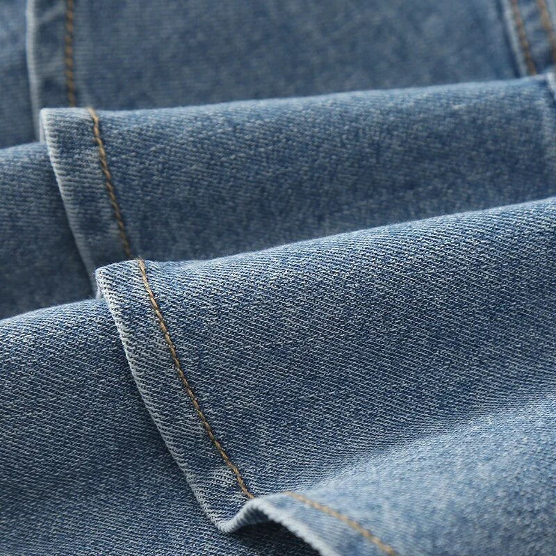 2023 m. vasaros vaikų mergaičių mėlynas džinsinis mini sijonas vaikiški laisvalaikio drabužiai 4–16 metų paaugliams