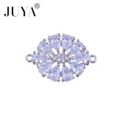 2020. aasta uued AAA kristallist amuletid ehete jaoks Luksuslike kristalllillede valmistamine Konnektorid Käsitsi valmistatud ehted Leiud tarvikud hulgimüük