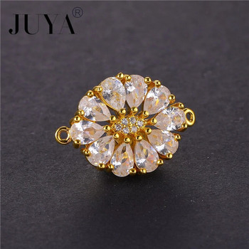 2020 New AAA Crystal Charms For Jewelry Making Luxury Crystal Flowers Conectors Hand Made Jewelry Findings Accessories Wholesale