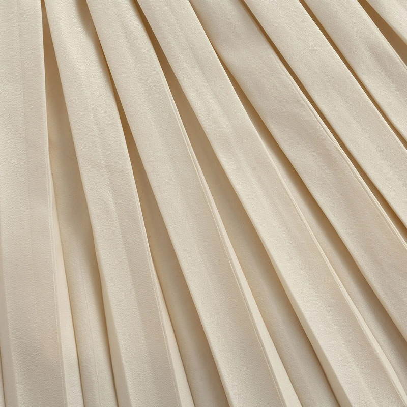 Vaikiški mergaičių odiniai klostuoti sijonai, elastingas juosmuo Vienspalvis iki kelių Elegantiškas pussijonas 1-6T