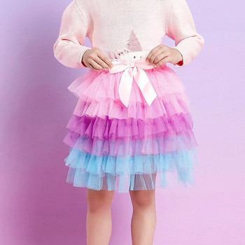 VIKITA Момичета Tulle Tutu Skirts Детска принцеса Многопластова бална рокля Pettiskirt Ballet Dance Party Birthday Cake Сладка мини пола