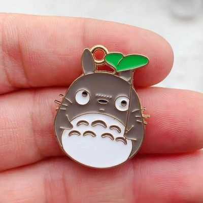 10 vnt. Emalio animacinis filmas mielas katės žavesys papuošalams gaminti auskarus pakabukas karoliai apyrankės priedai pasidaryk pats