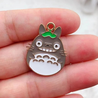 10 vnt. Emalio animacinis filmas mielas katės žavesys papuošalams gaminti auskarus pakabukas karoliai apyrankės priedai pasidaryk pats