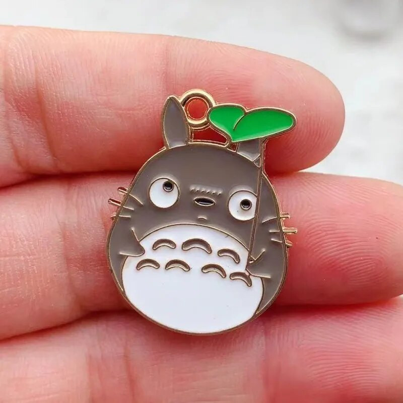 10 vnt. Emalio animacinis filmas mielas katės žavesys papuošalams gaminti auskarus pakabukas karoliai apyrankės priedai pasidaryk pats