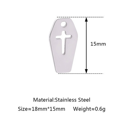 5 tk / partii õõnsad Halloweeni teemalised amuletid roostevabast terasest pealuu / kõrvits / vampiiri nahkhiir / nõid / ämblik / kummitusripatsid ehete valmistamiseks