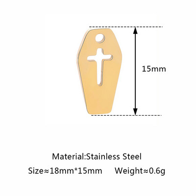 5 tk / partii õõnsad Halloweeni teemalised amuletid roostevabast terasest pealuu / kõrvits / vampiiri nahkhiir / nõid / ämblik / kummitusripatsid ehete valmistamiseks