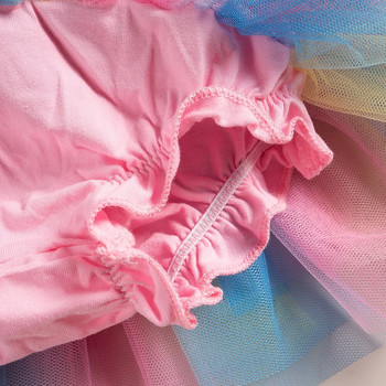 Καλοκαιρινή φούστα για κορίτσια Tutu 1-4Y Παιδικά Rainbow Princess Mini φούστες Μικρό κορίτσι χαριτωμένες φούστες