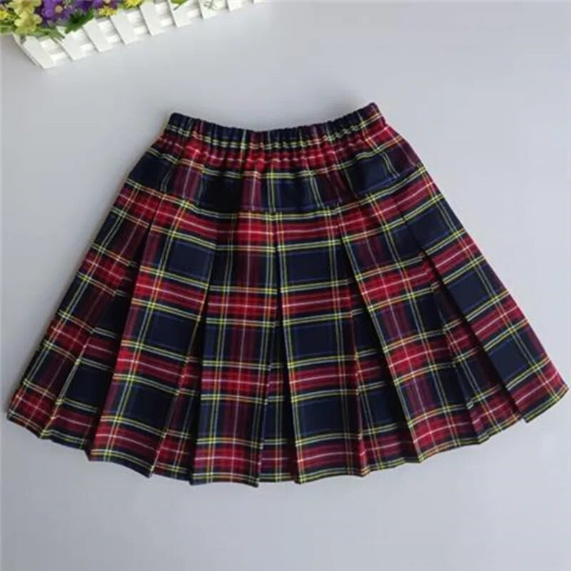 Dječja odjeća Dječja modna karirana suknja proljeće ljeto Plisirana suknja za tinejdžerice 2022. Kostim 5 6 7 8 9 10 11 12 13 14 15 16g