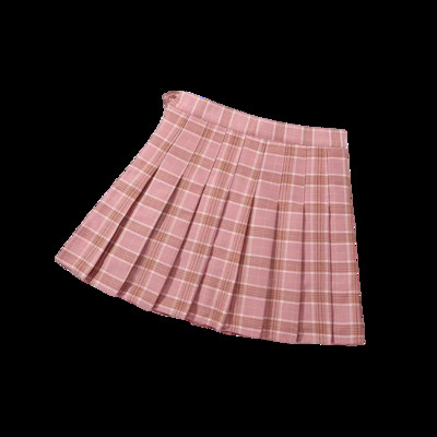 Tüdrukud Kevadsuvi Mood Ruuduline Plisseeritud seelik Beebi Laste Vöökleit Laste Kolledži stiil Vabaaja kostüümid Lühikesed seelikud