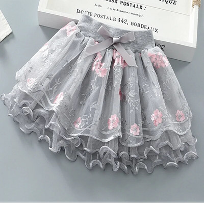 Huumorikarutüdruku lühike seelik poolseelik Uus võrgust seelik pits Mitmekülgne tantsuseelik lastele Four Seasons Korea printsessi seelik