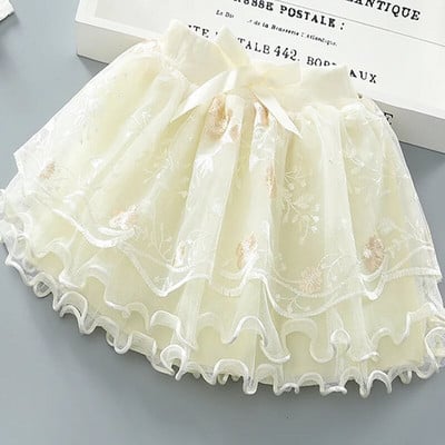 Huumorikarutüdruku lühike seelik poolseelik Uus võrgust seelik pits Mitmekülgne tantsuseelik lastele Four Seasons Korea printsessi seelik