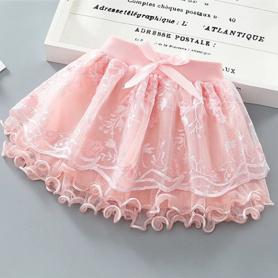 Huumorikarutüdruku lühike seelik poolseelik Uus võrgust seelik pits Mitmekülgne tantsuseelik lastele Four Seasons Korea printsessi seelik