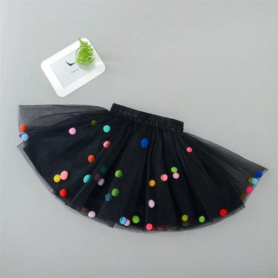 Bebeluş Candy Colorl Tulle Fusta Tutu Bebeluş Fusta Tutu Prinţesă Pom Pom Mini Rochie Îmbrăcăminte pentru copii Pettiskirt Haine pentru fete