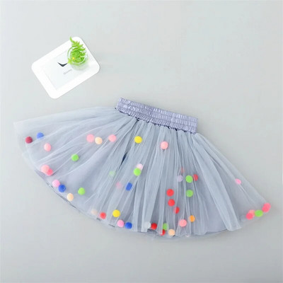 Bebeluş Candy Colorl Tulle Fusta Tutu Bebeluş Fusta Tutu Prinţesă Pom Pom Mini Rochie Îmbrăcăminte pentru copii Pettiskirt Haine pentru fete
