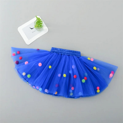 Bebeluş Candy Colorl Tulle Fusta Tutu Bebeluş Fusta Tutu Prinţesă Pom Pom Mini Rochie Îmbrăcăminte pentru copii Pettiskirt Haine pentru fete