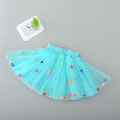 Bebeluş Candy Colorl Tulle Fusta Tutu Bebeluş Fusta Tutu Prinţesă Pom Pom Mini Rochie Îmbrăcăminte pentru copii Pettiskirt Haine pentru fete
