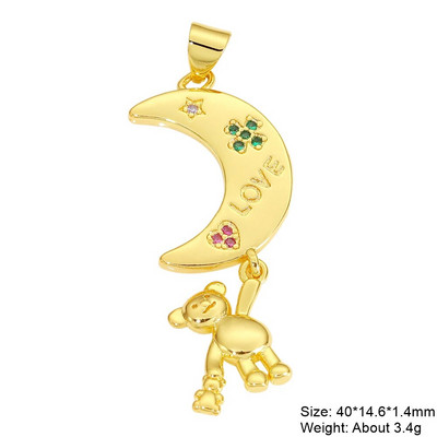 Juya käsitsi valmistatud 18K kullatud naeratusnägu öökull liblikas sidruni emailiga ristikaru ümmargune kotka amuletid naiste isetegemiseks ehete valmistamiseks