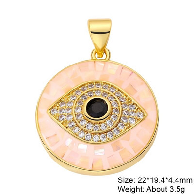 Juya käsitsi valmistatud 18K kullatud naeratusnägu öökull liblikas sidruni emailiga ristikaru ümmargune kotka amuletid naiste isetegemiseks ehete valmistamiseks