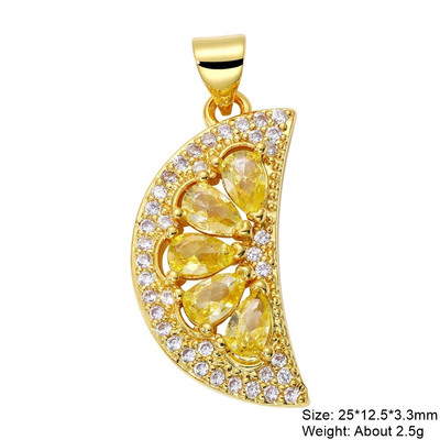 Juya käsitsi valmistatud 18K kullatud naeratusnägu öökull liblikas sidruni emailiga ristikaru ümmargune kotka amuletid naiste isetegemiseks ehete valmistamiseks