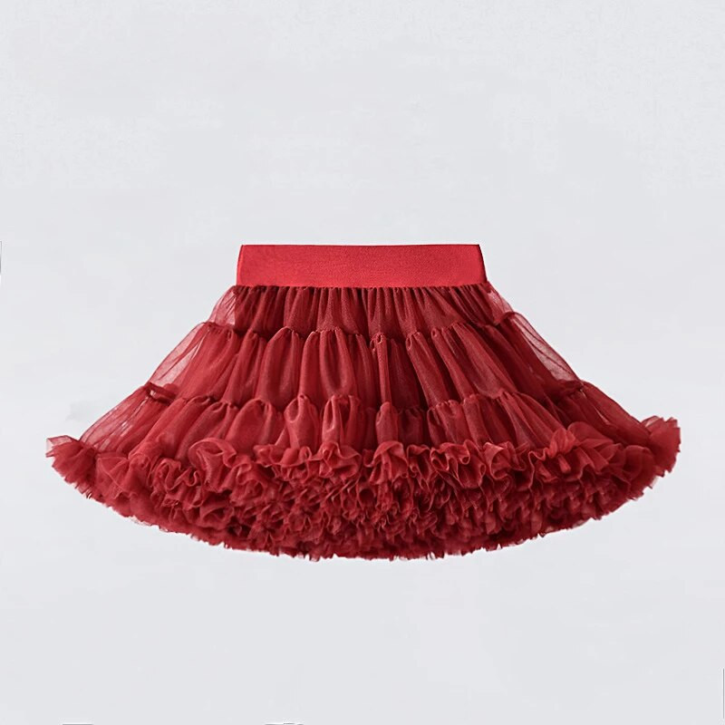 Lush Small Baby Girls Tutu Φούστα για Παιδιά Παιδικά Puffy Tulle Φούστες για κορίτσι Νεογέννητο Party Princess Girl Ρούχα 1-15 ετών B062