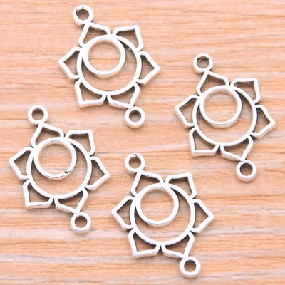 30 vnt. Mišinys 8 Stilių Nuotraukų Spalva Cinko lydinio Retro pakabukai Akytosios jungtys Linker „Pasidaryk pats“ žavesio papuošalų aksesuaras