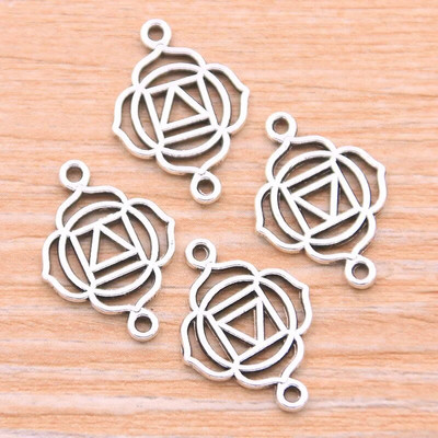 30 vnt. Mišinys 8 Stilių Nuotraukų Spalva Cinko lydinio Retro pakabukai Akytosios jungtys Linker „Pasidaryk pats“ žavesio papuošalų aksesuaras