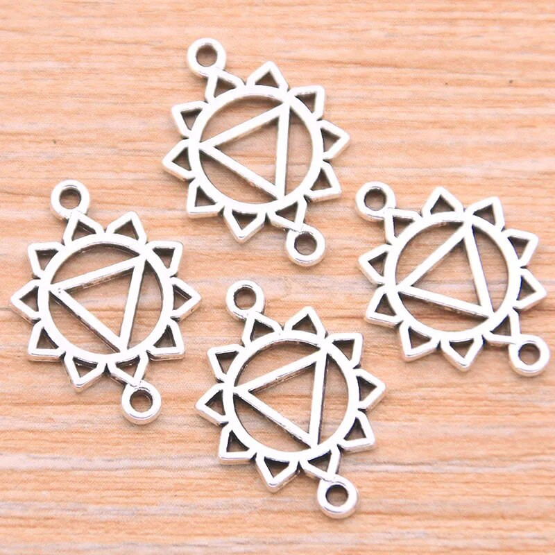 30 vnt. Mišinys 8 Stilių Nuotraukų Spalva Cinko lydinio Retro pakabukai Akytosios jungtys Linker „Pasidaryk pats“ žavesio papuošalų aksesuaras