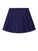 Mornarsko plava plisirana suknja za djevojčice, crna