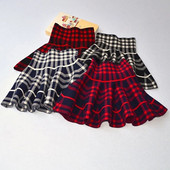 Sügistalvine väikelaste beebitüdrukute seelikud, laste kootud plisseeritud seelik Printsess roosa/must miniseelik, jõulud, lasteriided 2-9T