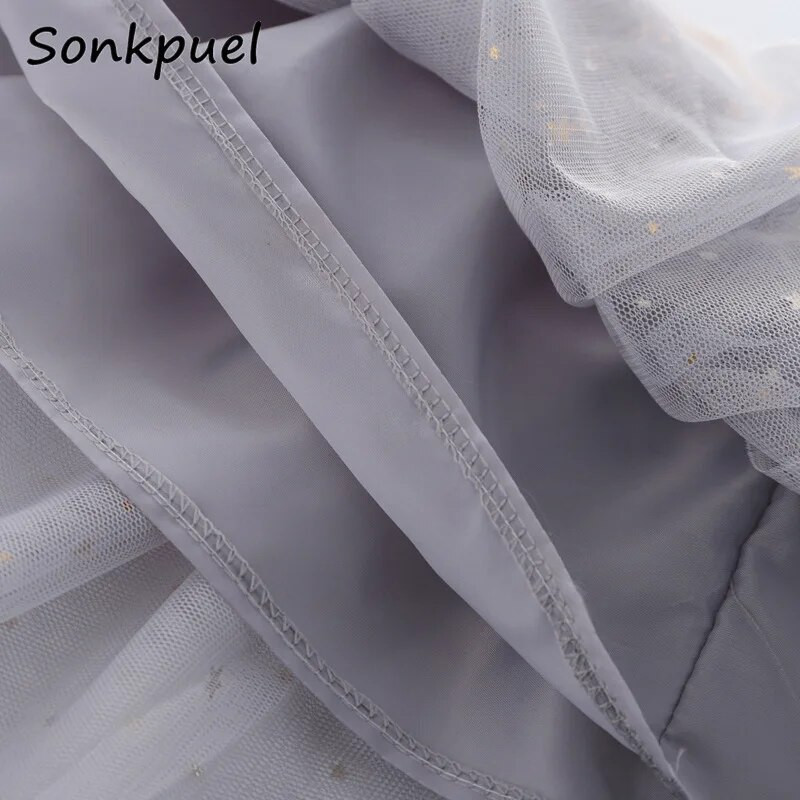 Modne dječje mrežaste suknje za djevojčice Princess Pretty Stars Fluorescentne cvjetne plisirane tutu s vezom za djevojčice Čipkana falda plesna odjeća