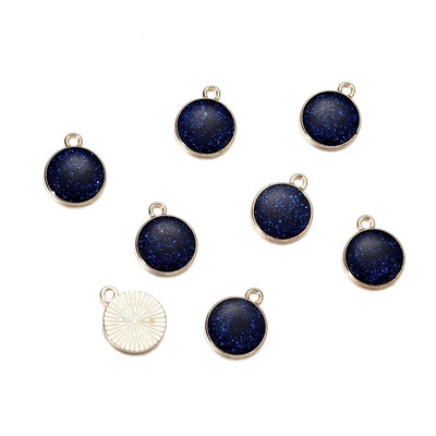 10 τμχ/τσάντα Γούρια μικτού σχήματος Κρεμαστά σμάλτο μεταλλικό κολιέ Βραχιόλι γούρι Σύνδεσμος για προμήθειες κατασκευής κοσμημάτων Αξεσουάρ