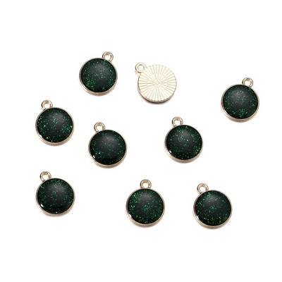 10 τμχ/τσάντα Γούρια μικτού σχήματος Κρεμαστά σμάλτο μεταλλικό κολιέ Βραχιόλι γούρι Σύνδεσμος για προμήθειες κατασκευής κοσμημάτων Αξεσουάρ