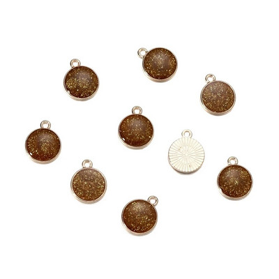 10 τμχ/τσάντα Γούρια μικτού σχήματος Κρεμαστά σμάλτο μεταλλικό κολιέ Βραχιόλι γούρι Σύνδεσμος για προμήθειες κατασκευής κοσμημάτων Αξεσουάρ