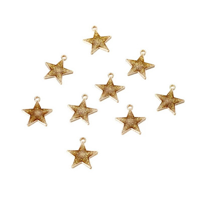 10 τμχ/τσάντα Γούρια μικτού σχήματος Κρεμαστά σμάλτο μεταλλικό κολιέ Βραχιόλι γούρι Σύνδεσμος για προμήθειες κατασκευής κοσμημάτων Αξεσουάρ