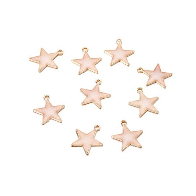 10 τμχ/τσάντα Γούρια μικτού σχήματος Κρεμαστά σμάλτο μεταλλικό κολιέ Βραχιόλι γούρι Σύνδεσμος για προμήθειες κατασκευής κοσμημάτων Αξεσουάρ