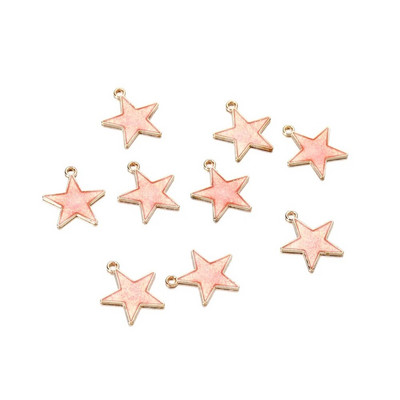 10 τμχ/τσάντα Γούρια μικτού σχήματος Κρεμαστά σμάλτο μεταλλικό κολιέ Βραχιόλι γούρι Σύνδεσμος για προμήθειες κατασκευής κοσμημάτων Αξεσουάρ