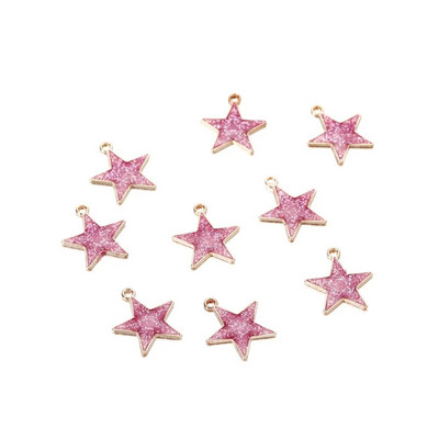 10 τμχ/τσάντα Γούρια μικτού σχήματος Κρεμαστά σμάλτο μεταλλικό κολιέ Βραχιόλι γούρι Σύνδεσμος για προμήθειες κατασκευής κοσμημάτων Αξεσουάρ