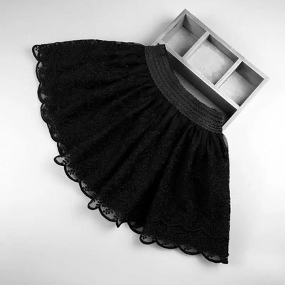 2022 m. pavasaris ruduo vasara princesės mergaitės šokių sijonas Solidus mokyklos mergaičių nėriniuotas sijonas balti sijonai Vaikai kūdikis bamblys baletas Tutu