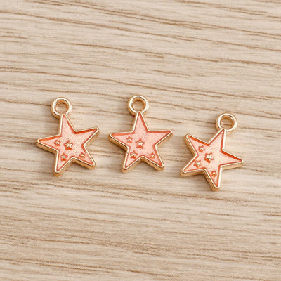 10 kom/lot Emajl Privjesci od legure emajla za izradu nakita Slatka mjesečeva zvijezda Sunčani privjesci Privjesak za DIY Ogrlice Naušnice Dodaci