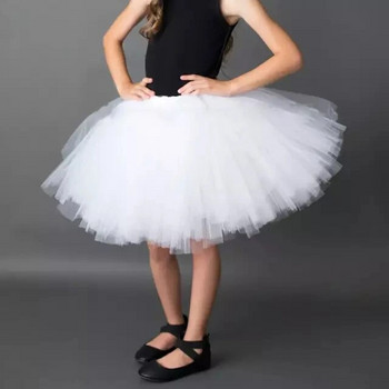 Κορίτσια Λευκές Φούστες Τούτου Μωρό Χειροποίητο Μπαλέτο Τούλι Φούστα Πέτις Φούστα Παιδική Στολή Χορού Φούστες για αποκριάτικο πάρτι Ύφασμα