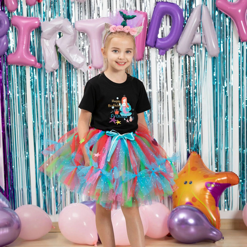 Baby girls Παστέλ Tutu Φούστες Παιδικές Χειροποίητες Φούστες Μπαλέτου Tutus Pettiskirt με ροζ κορδέλα Φιόγκος Παιδικές φούστες για πάρτι γενεθλίων