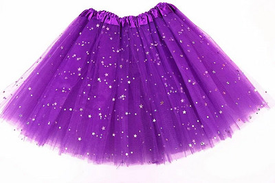 YWHUANSEN Lovely Star Glitter Girl Lopsakas seelik Kolmekihiline litrid Kid Ball Kleit Polleras Laste Ballett Tutus Pettiskrit Fluffy